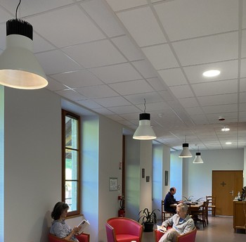 Abbaye de Saint Rambert en Bugey - La bibliothèque, bulle de calme
