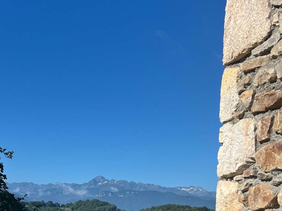 Mont Valier depuis gite de Caville