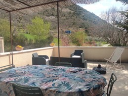 La ferme d'Ollon - Gîte Tamaris - La terrasse