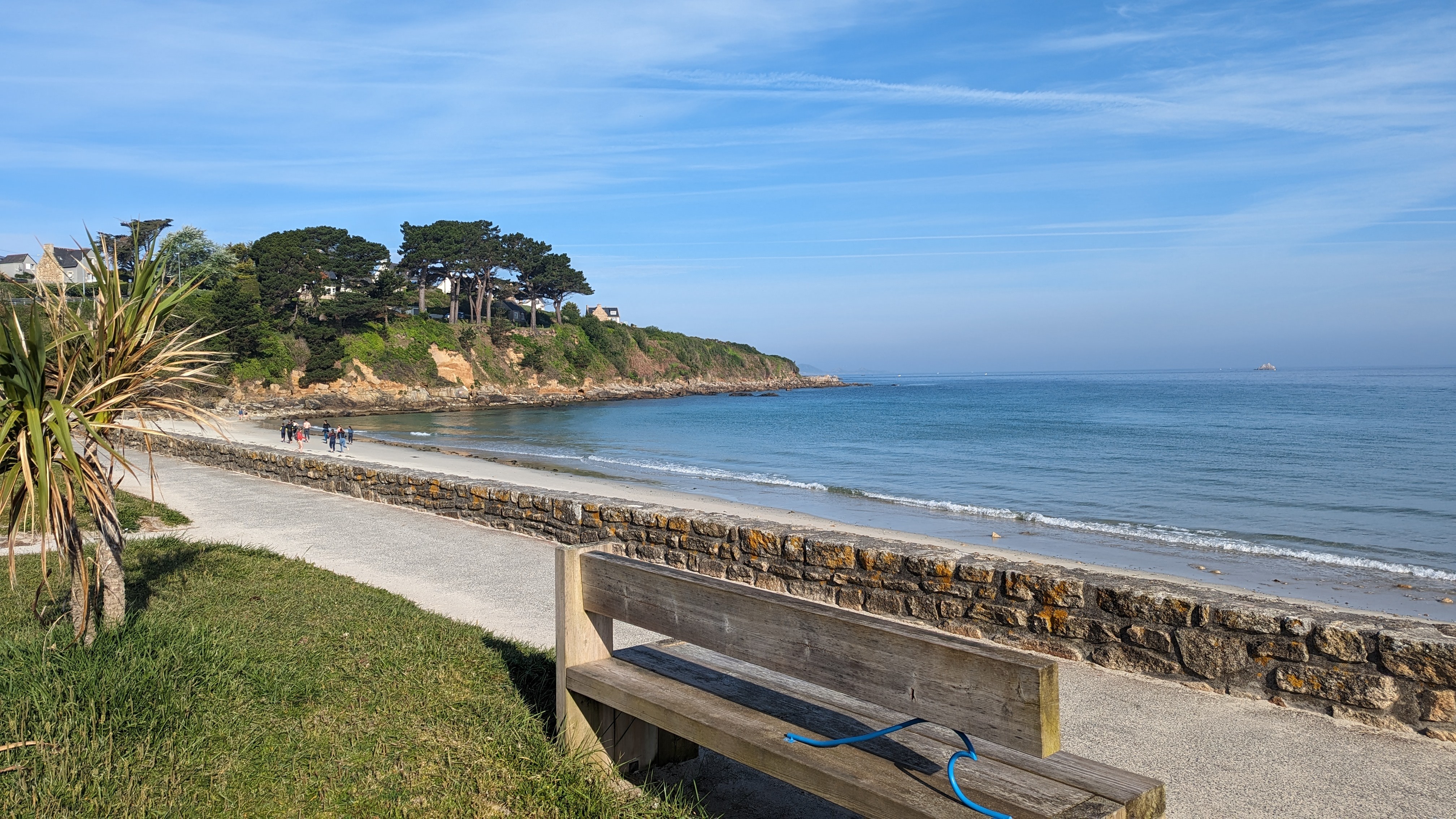 Plage face au gîte