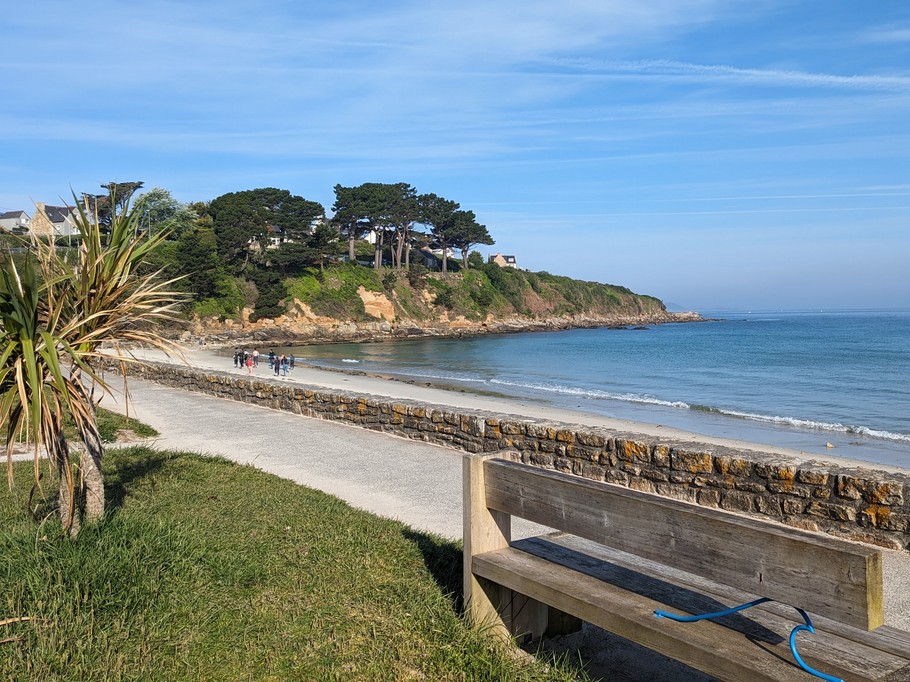 Plage face au gîte
