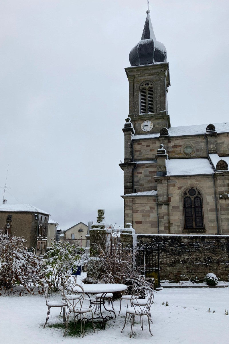 sous la neige