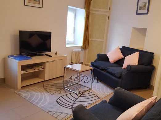 location Île MAudez dans l'ancien hotel Particulier de Marilou dans le coeur de Paimpol (Côtes d'Armor) - Clévacances, location centre ville de Paimpol, Puglisi, Maison de Marilou, île Maudez, le salon