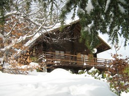 chalet coté sud hiver
