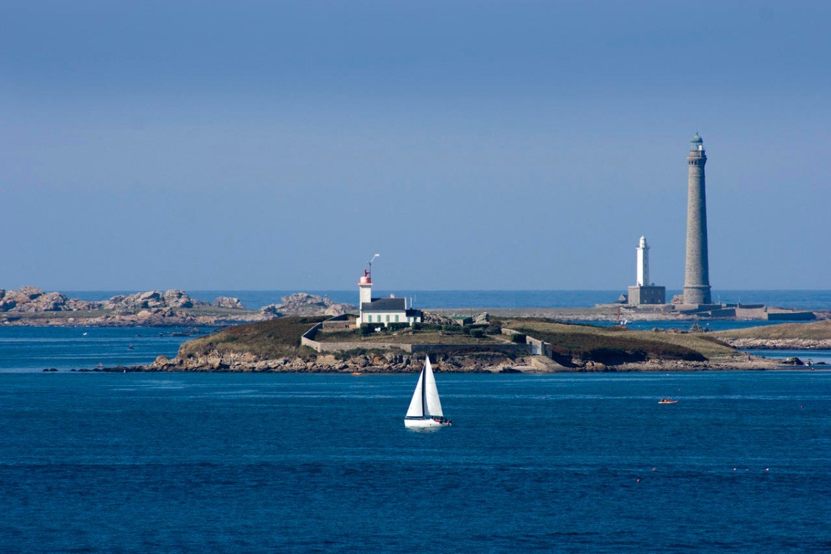 Phare de l'Ile vierge (plus haut phare d'Europe) à Plouguerneau