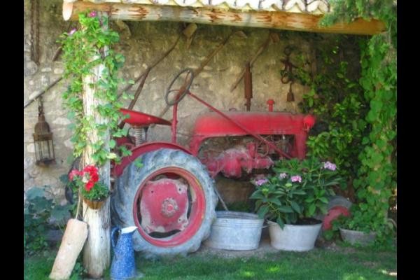 le vieux tracteur de Maurice