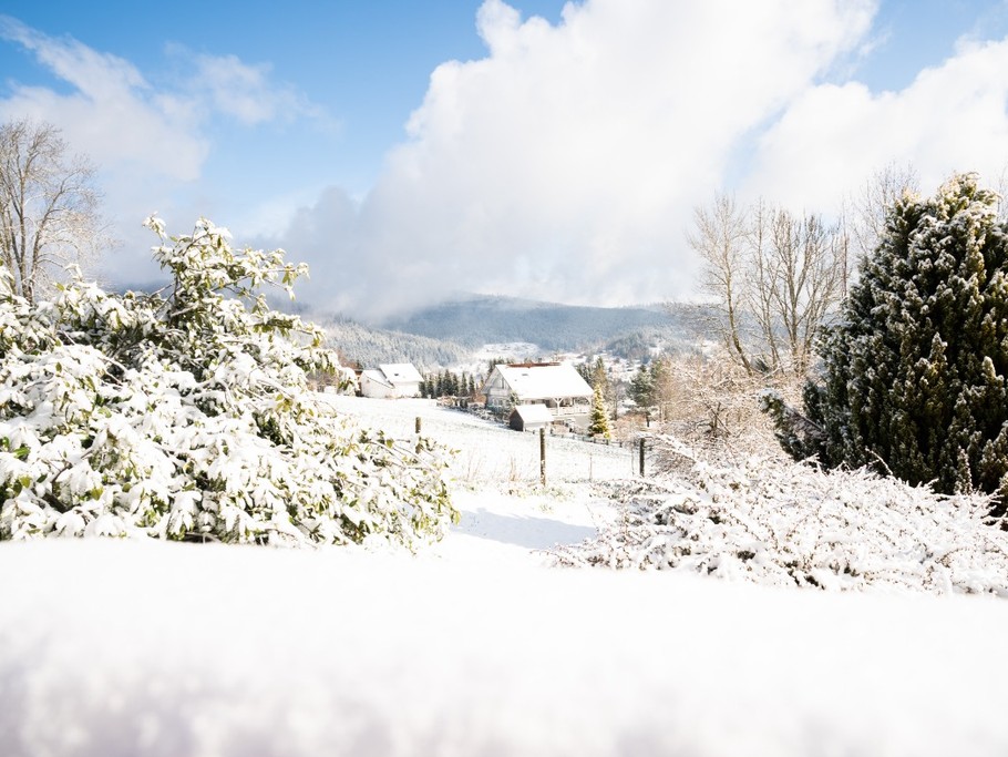 Paysage d'hiver - Chalet les Ecureuils
