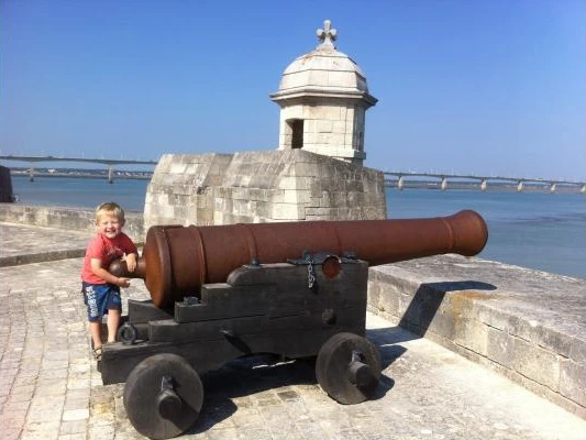 CANON DU FORT LOUVOIS en Charente maritime