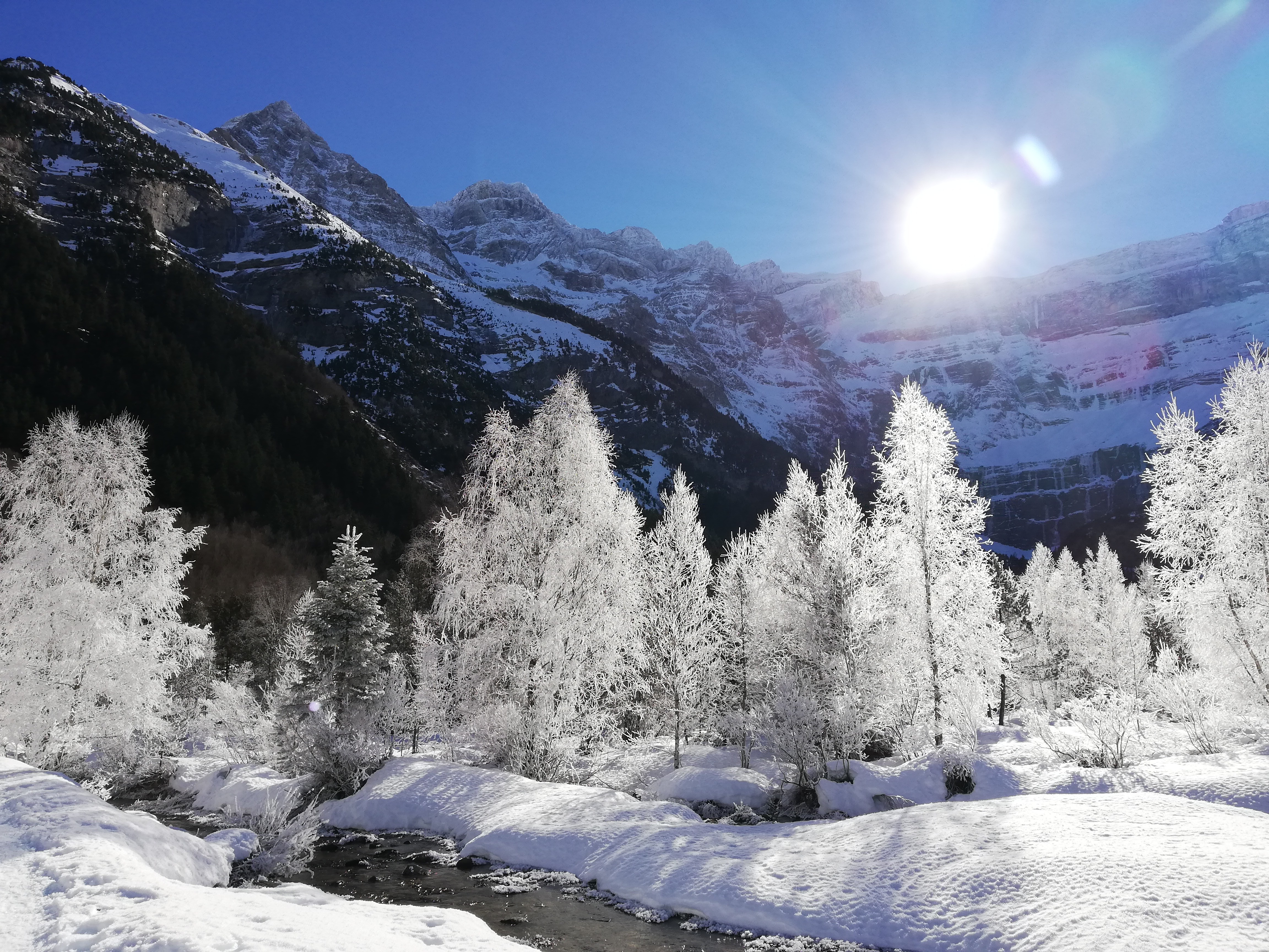 Cirque en hiver