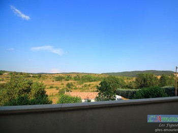 Gîte Les Figuiers vue terrasse