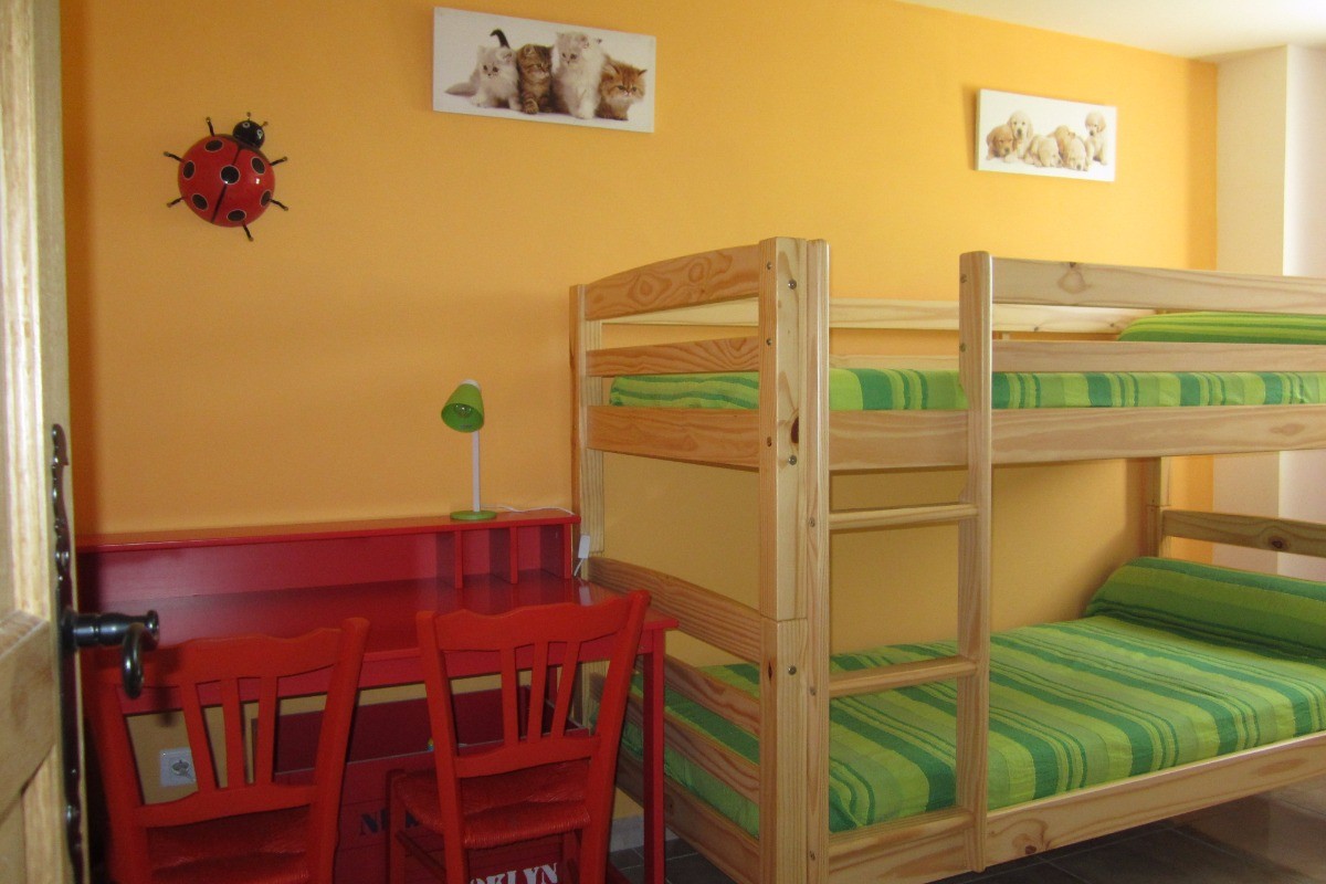 Chambre Orange Haut Figuier.