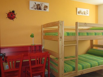 Chambre Orange Haut Figuier.