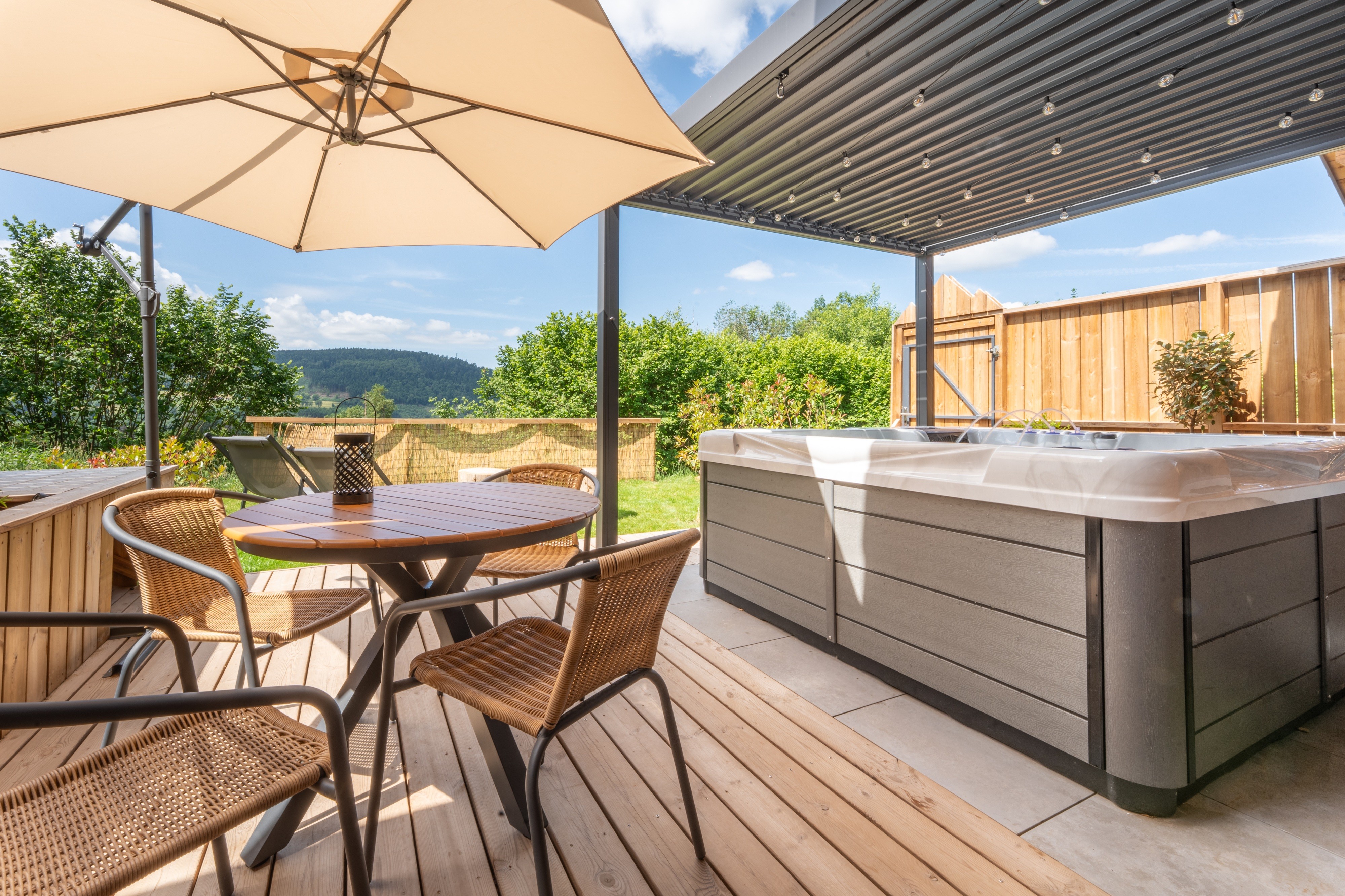 Terrace and its view - Rock And Wood, Epic Chalets