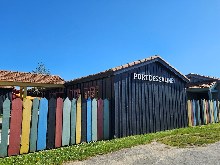 Le port des Salines in Grand Village on the Ile d'Oléron, next to the house Les Trémières for 6 people with enclosed garden