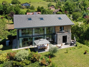 Maison vue du ciel