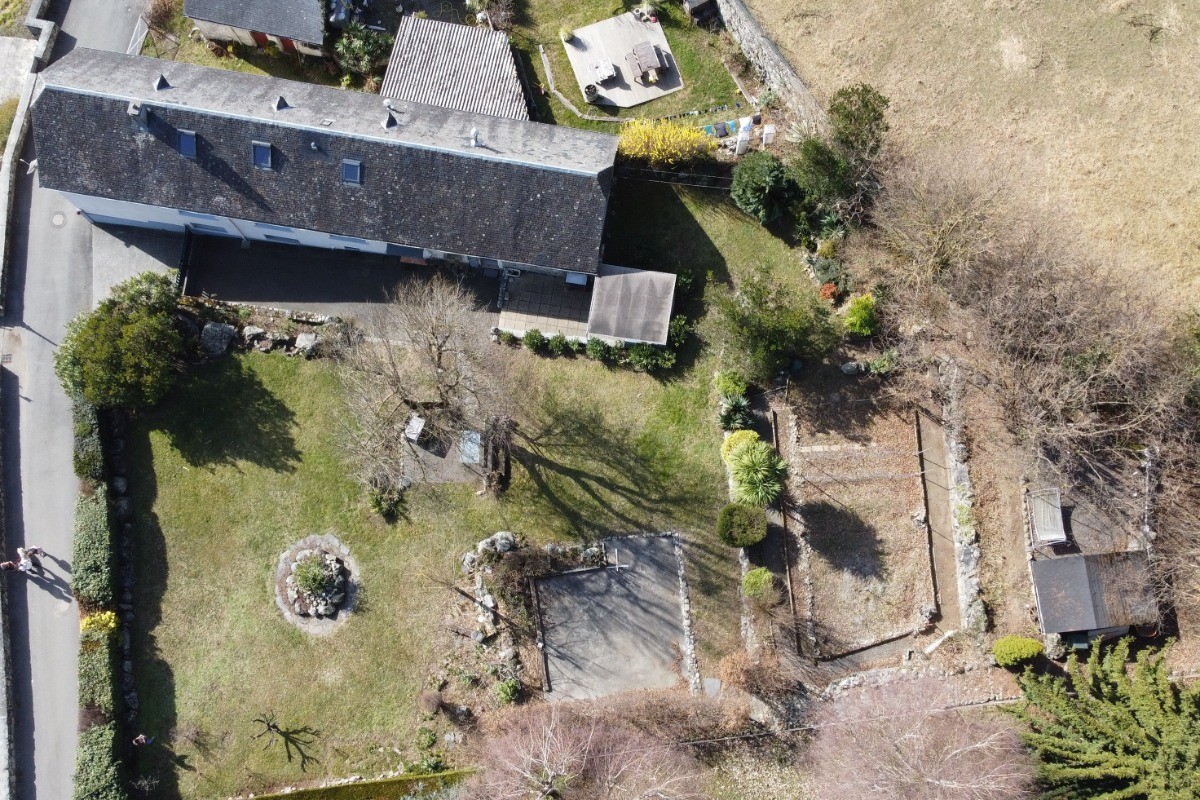 La propriété vue du ciel