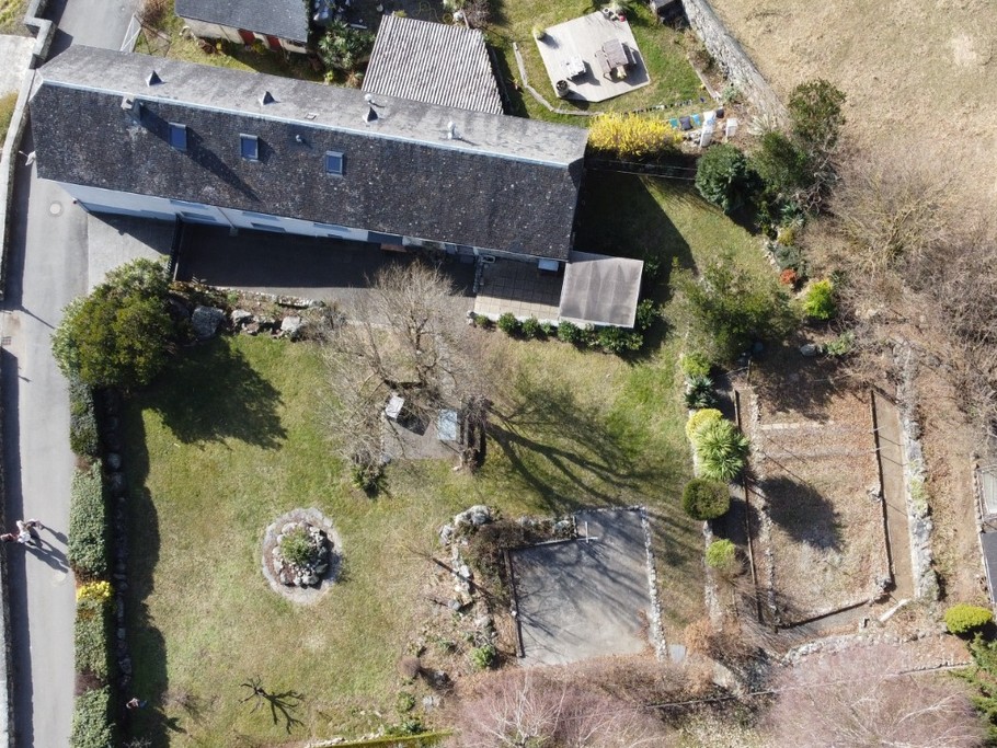 La propriété vue du ciel