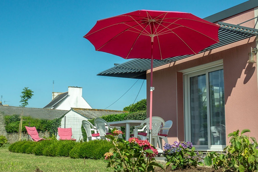 Terrasse - Aux Aquarelles de Linette - Treffiagat