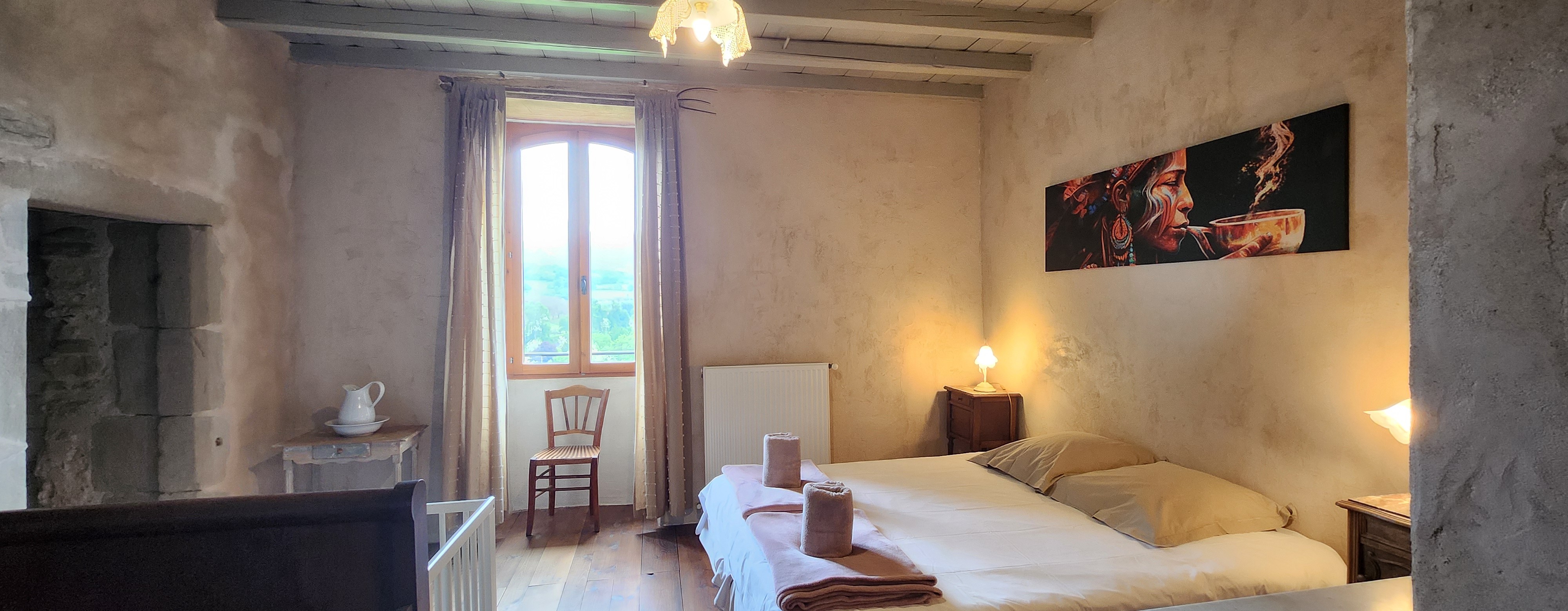Chambre Hanwi 1 lit 120 et 2 lits 80 ou 1 lit 160