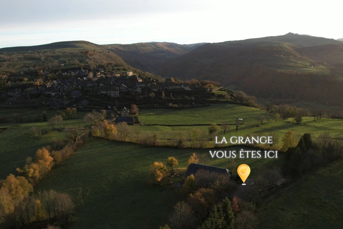 la Grange Salers localisation 001