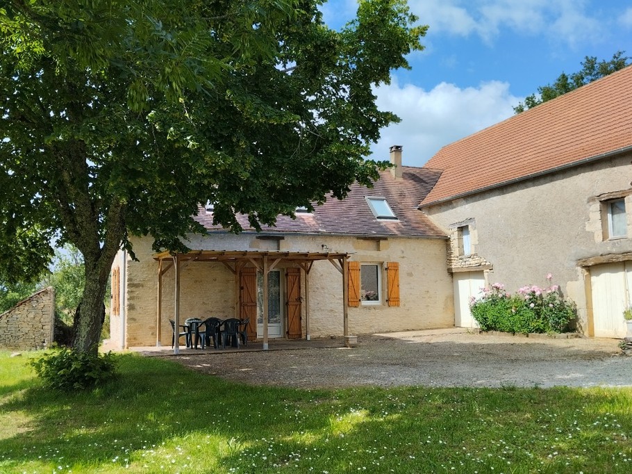 Maison de campagne vue jardin