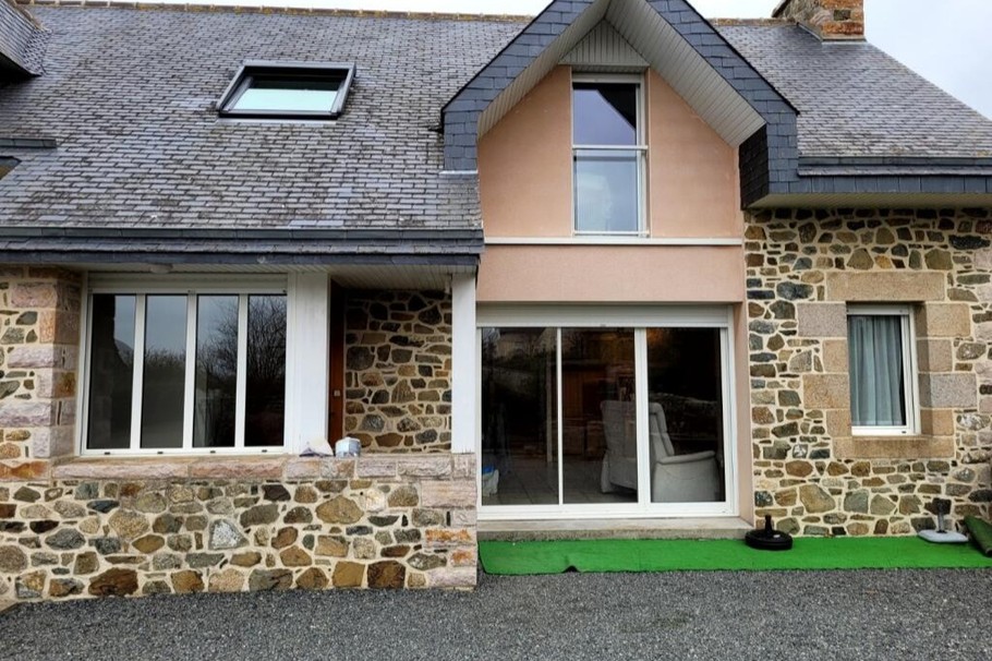 Location Planguenoual 6 pers, 3 chambres, Mme Hervé - façade - Côtes d'Armor - Bretagne