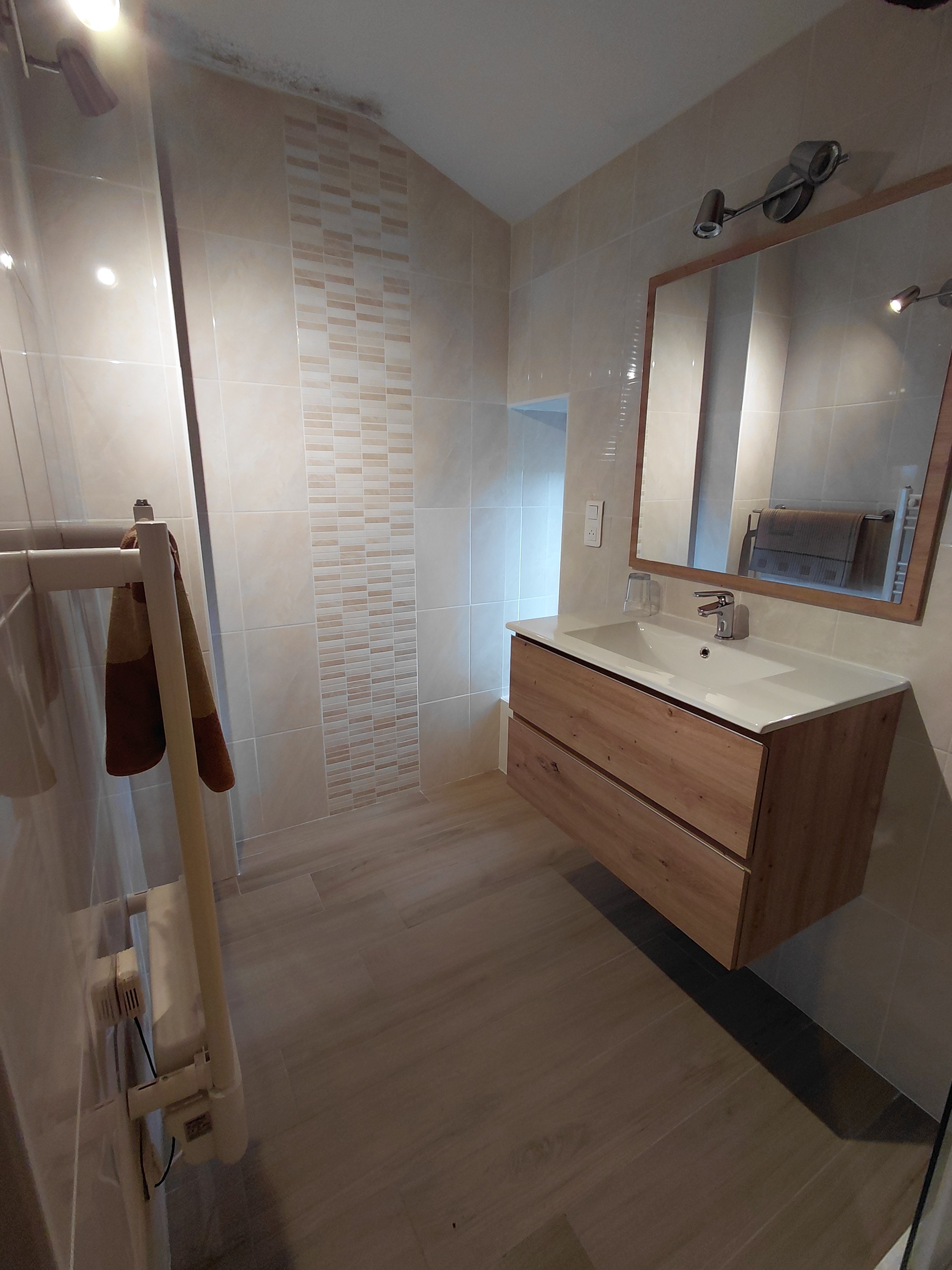 La Maison Léon shower room