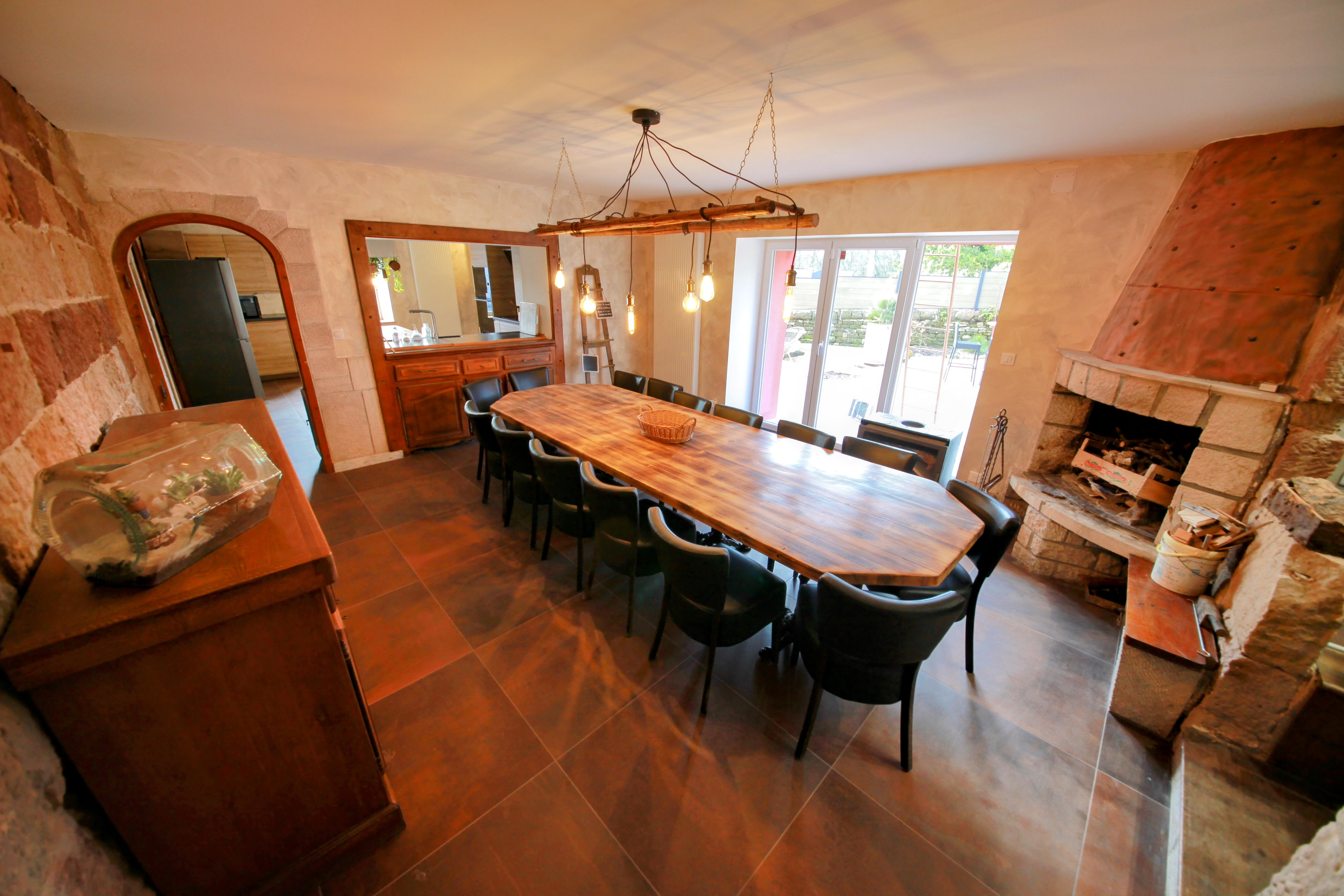 Salle à manger - La Ferme à Gaston, gîte de groupe