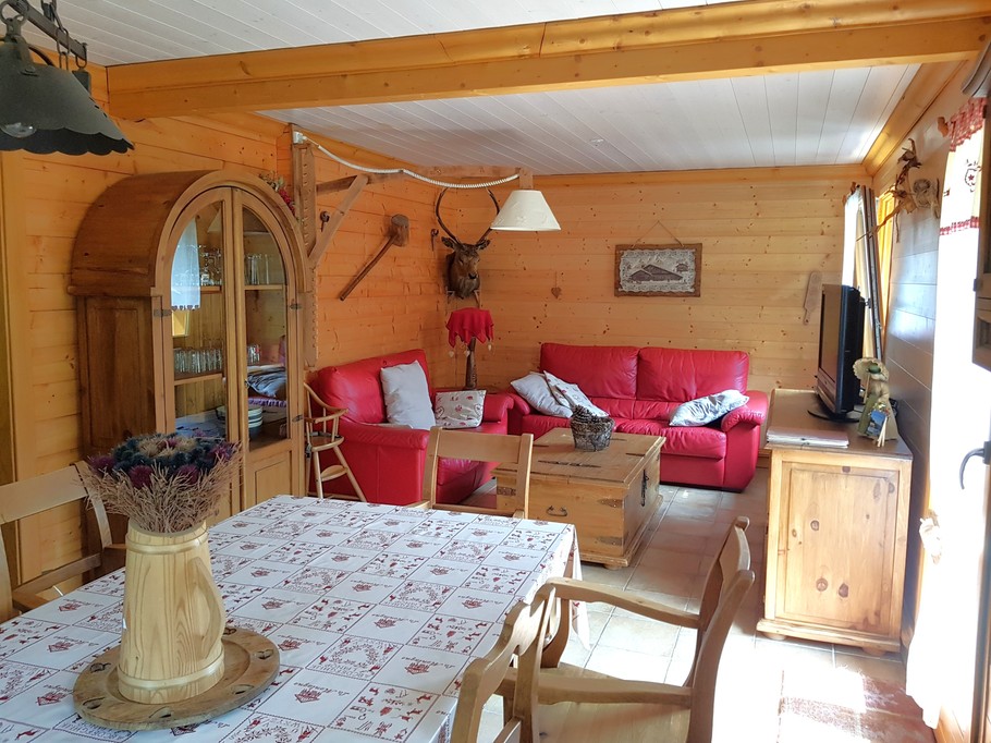 Salon - Chalet familial Mauselaine - Séjour nature au cœur des Vosges