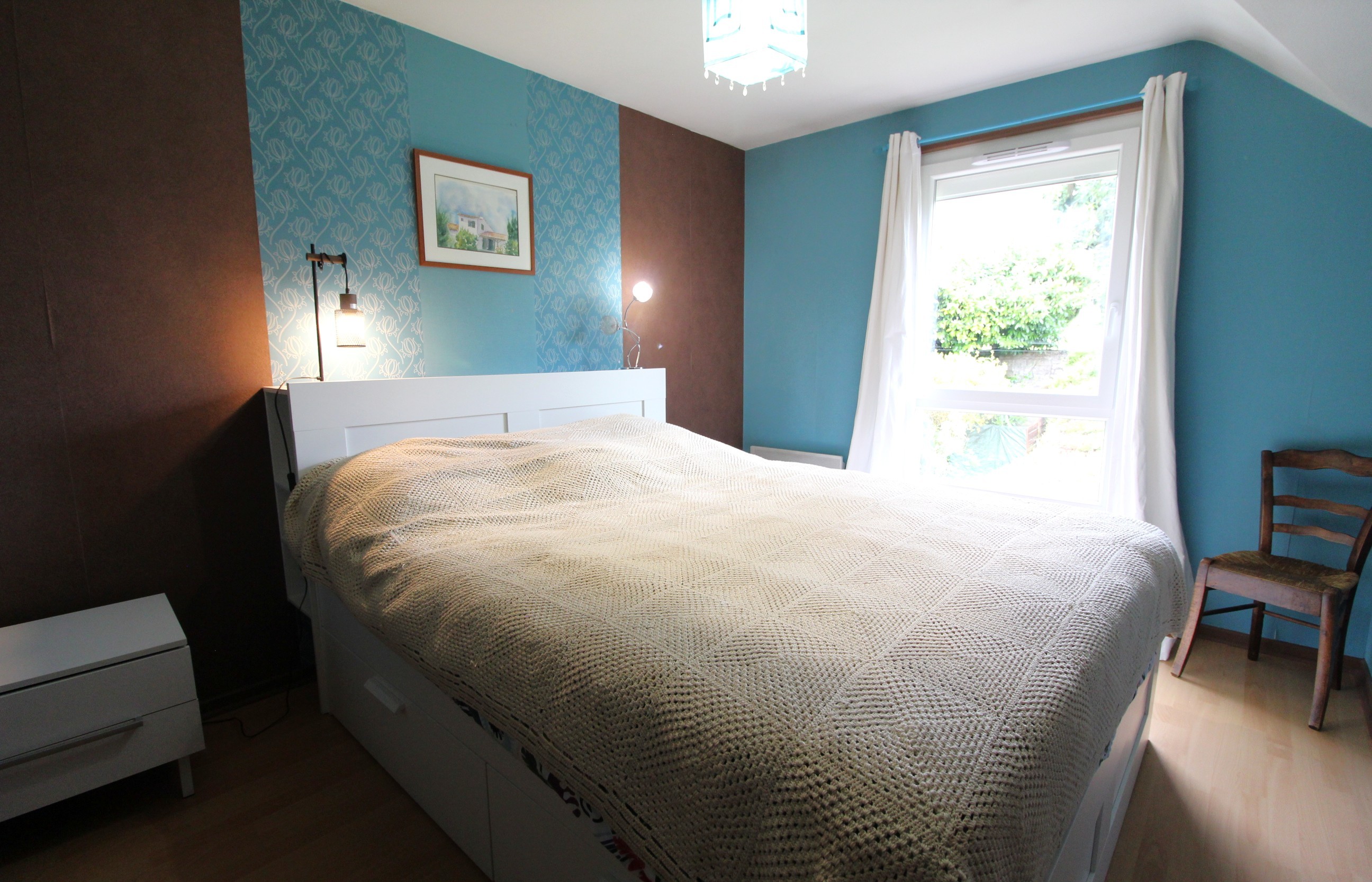 Chambre Turquoise - Gîte Pattes et Compagnie