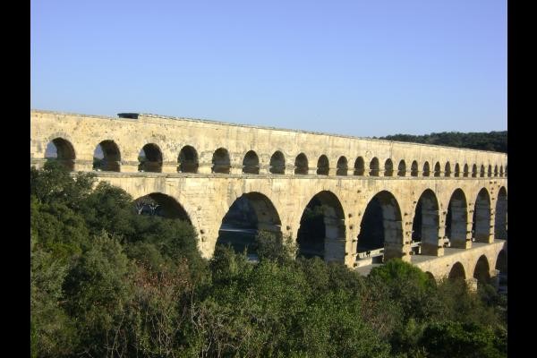 Le Pont du Gard, entre Uzès et Nimes