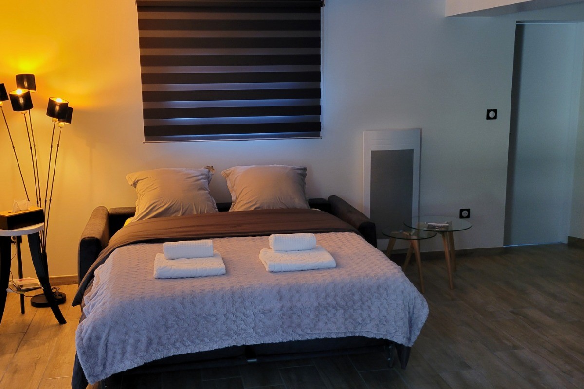 Pris de vue du second couchage en 140x180