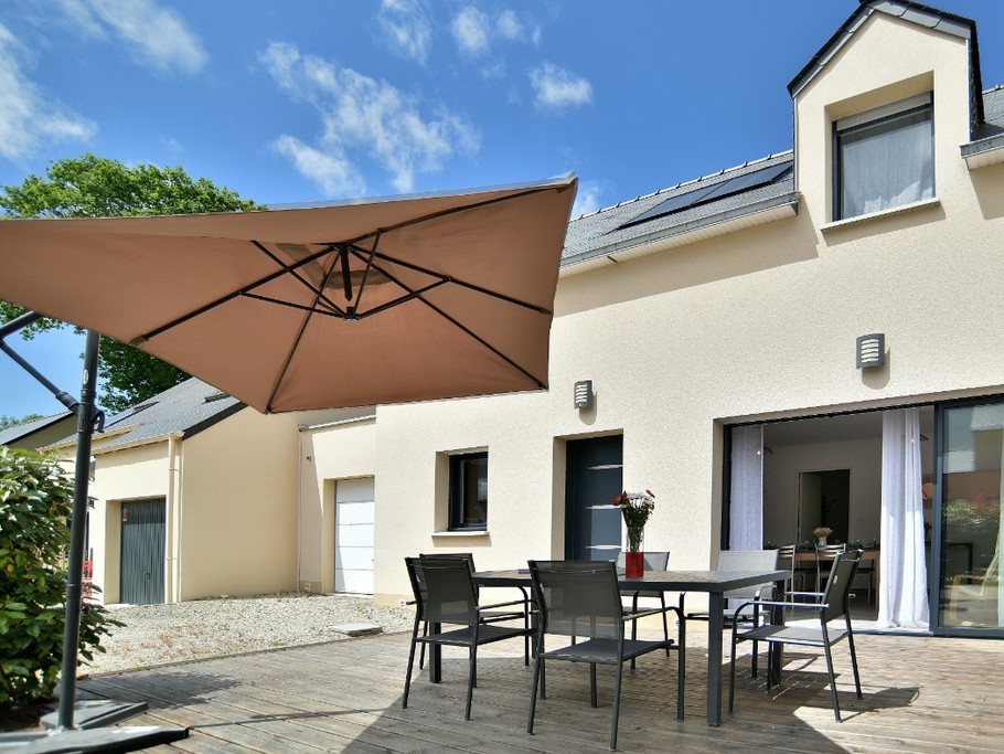 Terrasse en bois exposée sud
