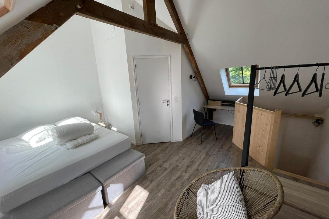 Little 121's bedroom and study