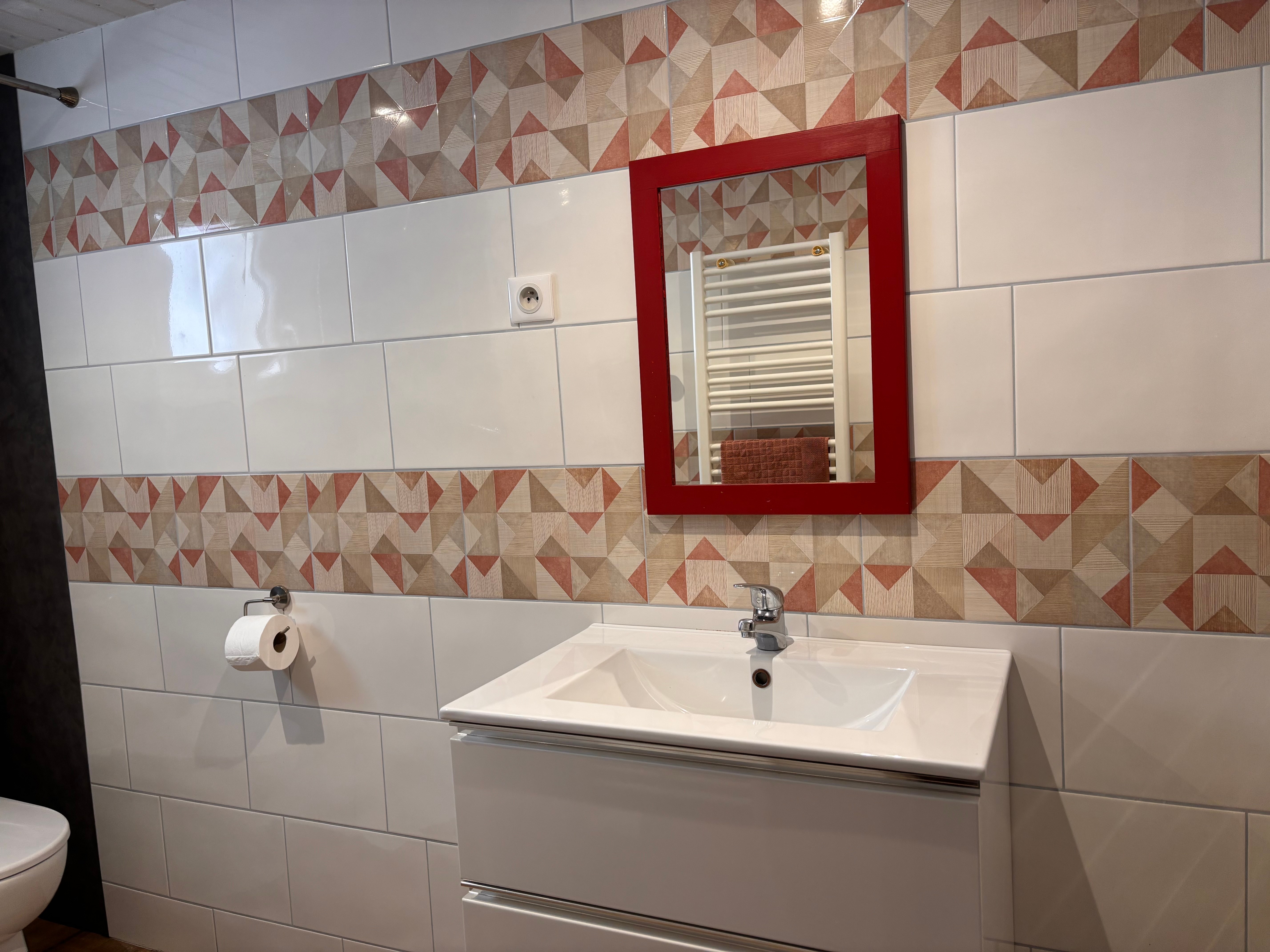 Salle d'eau  - Chalet Le Paiquis - La Bresse