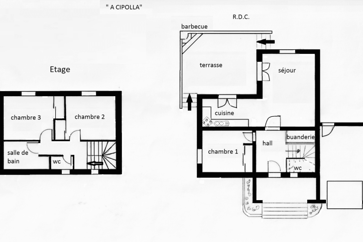 Plan de la villa