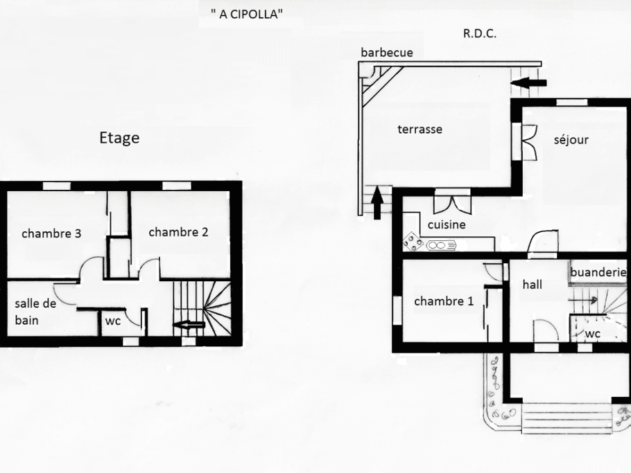 Plan de la villa