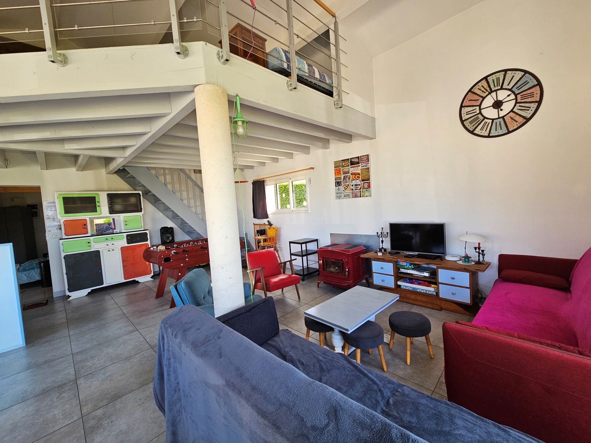 Villa Le Loft pour 9 personnes avec jardin, terrasse et piscine privée, chauffée et sécurité en Charente