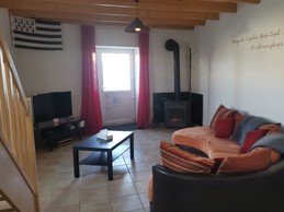 Espace salon vue de la cuisine